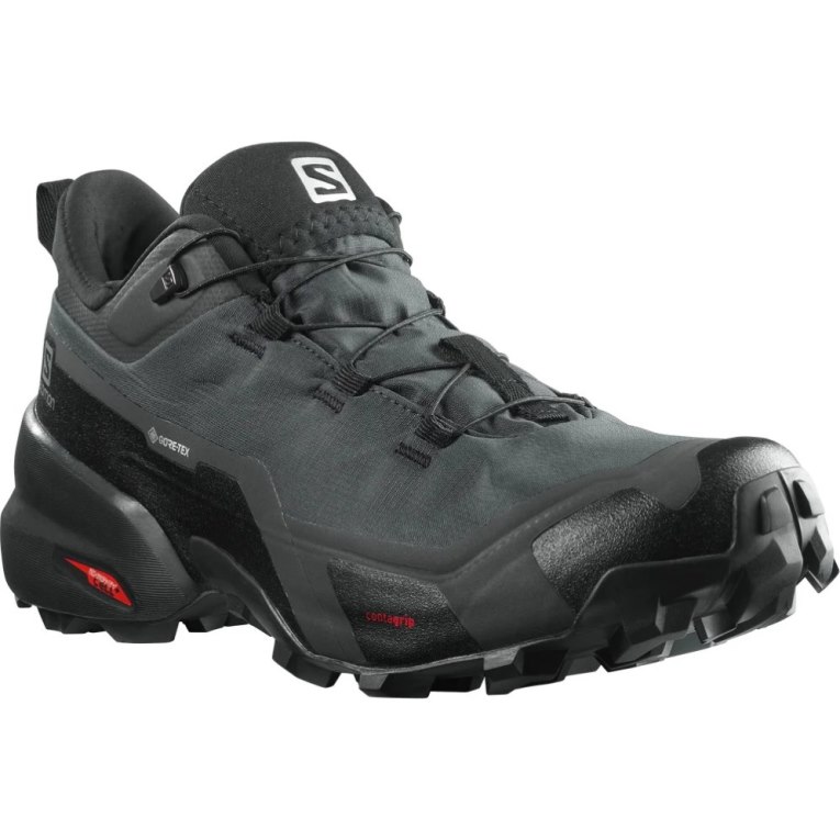 Tenis Senderismo Salomon Cross Hike GTX Hombre Negros | MX HGTP642